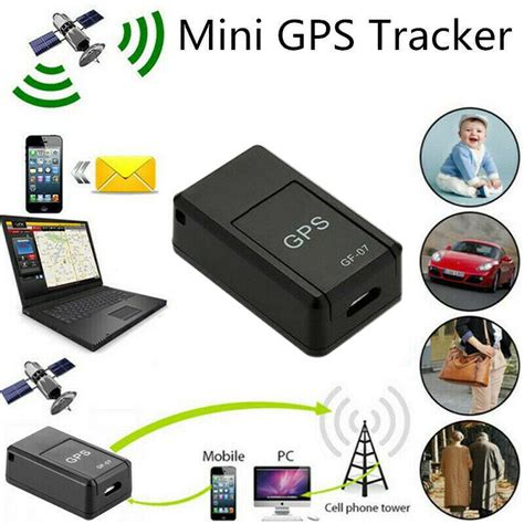 2x Magnetic Gf07 Mini Gps Real Time Car Locator Tracker Gsmgprs