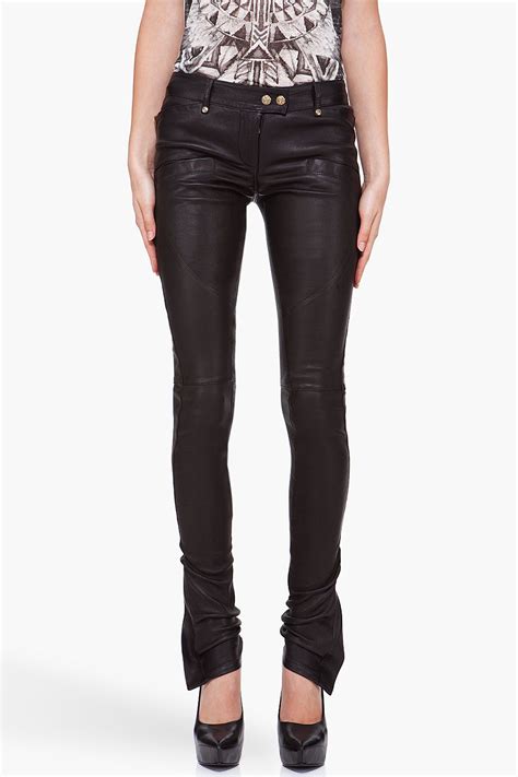 Balmain Leather Pants From Rstyle Black Leather Pants Leather Pants