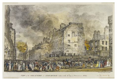The Great Fire Of Edinburgh Of 1824 Maggie Craig Scottish Writer