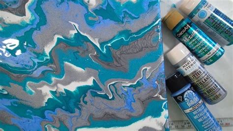 How To Use Glitter Paints In Acrylic Pouring To Create Beautiful Resin