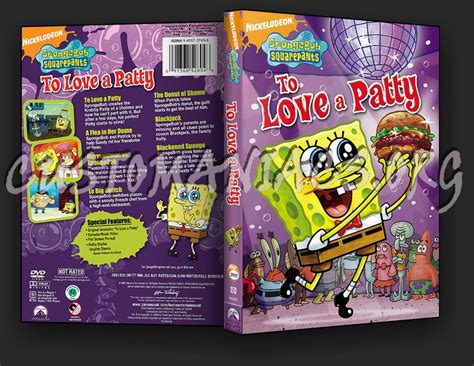 spongebob squarepants to love a patty dvd cover dvd covers and labels by customaniacs id 50080