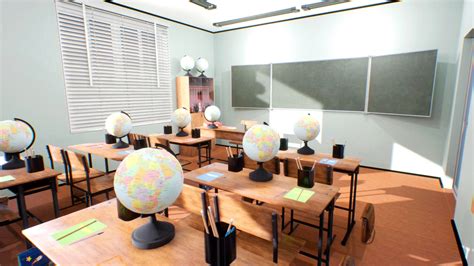 School Class Of Geography In Environments Ue Marketplace