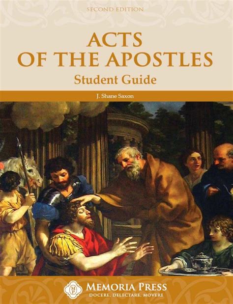 Acts Of The Apostles Set Memoria Press