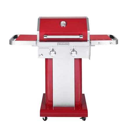 Reviews For Kitchenaid 2 Burner Propane Gas Grill In Red Pg 1 The