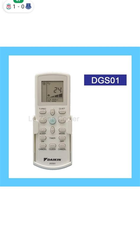Daikin Original Remote Control Dgs Tv Home Appliances Air