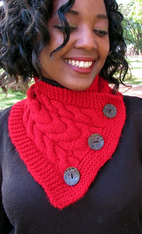 Best 42 Tips For Buttoned Neck Warmer Free Knitting Pattern