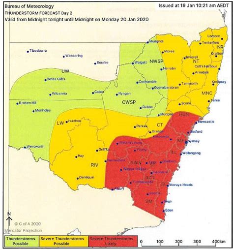 Severe Thunderstorm Likely In Riverina And South West Slopes Bureau Of