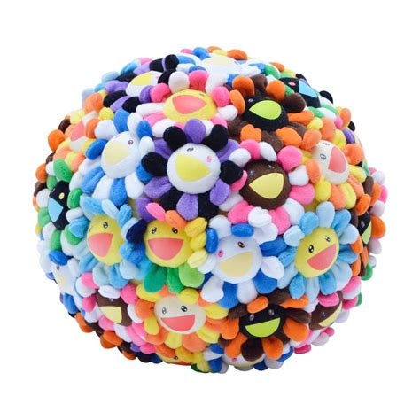 His iconic flower character has been seen in galleries and homes all over the world, and this 60cm rainbow flower plush is an affordable way to own a piece from the masterful japanese artist. Takashi Murakami Flower Ball Plush 2008 Limited Edition ...
