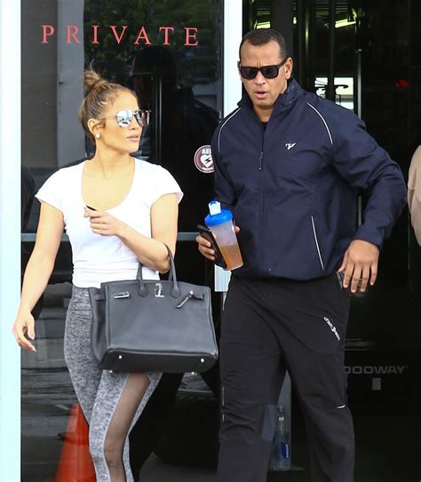 Jennifer Lopez And Alex Rodriguez Leaves A Gym In Miami 04202017