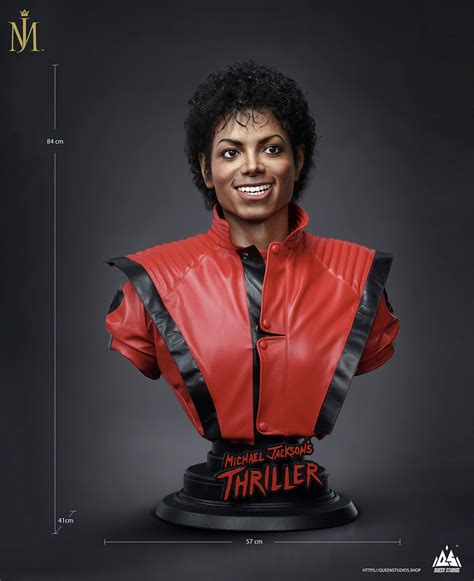 Life Size Michael Jackson Thriller Bust For Over 3850 Dollars Queen