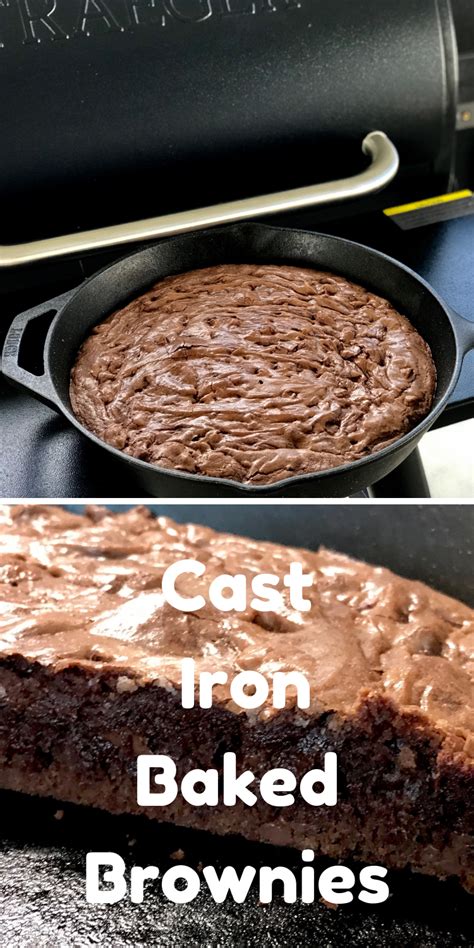 Cast Iron Baked Brownies Slow Poke Cooking Cast Iron Brownie Recipe