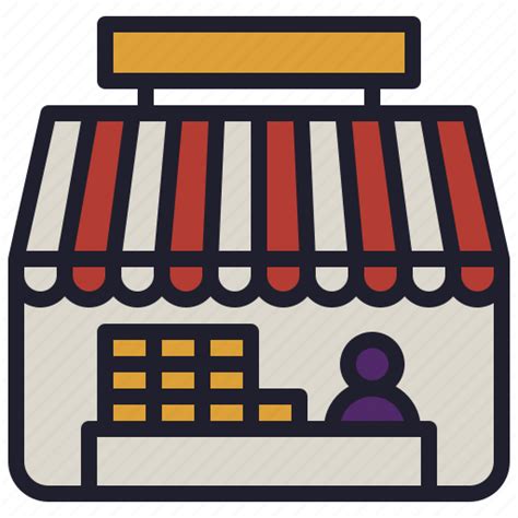 Business Front Market Place Retail Store Icon