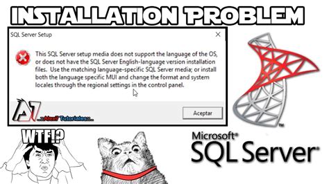 SQL Server SOLUCIÓN a Problema de Lenguaje en Instalación WINDOWS 10