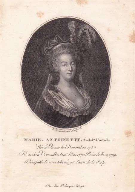 PORTRAIT XVIIIE MARIE ANTOINETTE Reine de France Révolution Française
