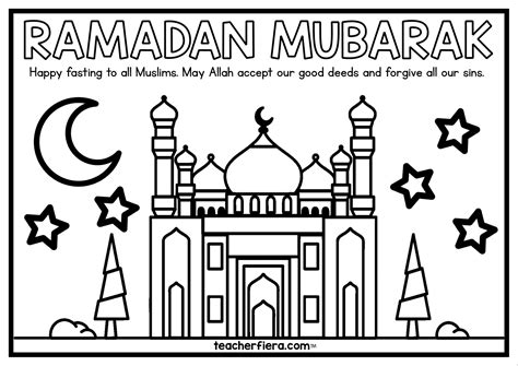 Printable Ramadan Coloring Printable Word Searches