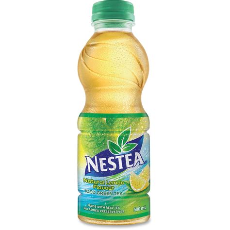 Nestea Lemon Flavour Iced Green Tea Drink Ready To Drink Lemon