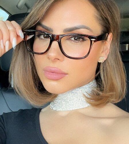 Crystal See Trough Square Clear Frames Kylie Clear Women Eyeglasses Gafas Ebay