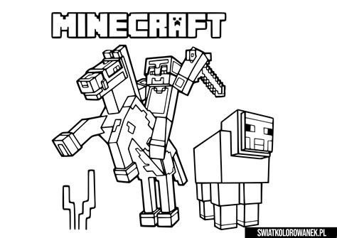 Kolorowanki Minecraft Darmowe Kolorowanki Do Druku
