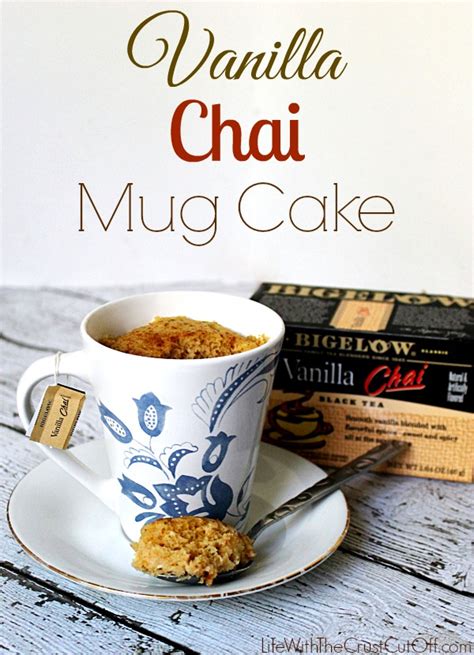 Enjoy this easy mug cake on your own or share it with a friend. Vanilla Chai Mug Cake