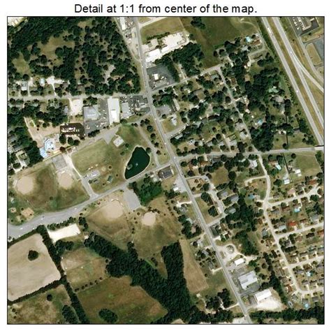Aerial Photography Map Of Troy Mo Missouri