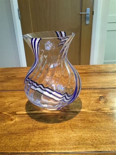 Home Décor Vases A Lovely Blue Caithness Glass Flower Vase Pe