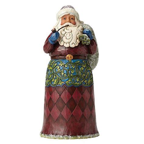 Enesco Jim Shore Heartwood Creek Victorian Santa With Toy Bag Figurine