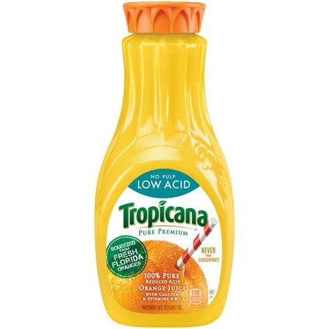 Tropicana Pure Premium No Pulp Low Acid Orange Juice 59 Fl Oz