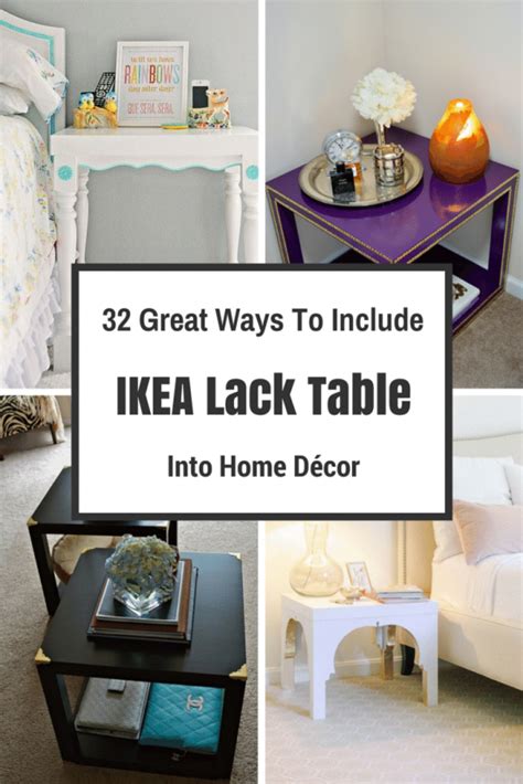 Availability of some featured products may vary. 32 Great Ways To Include IKEA Lack Table Into Home Décor | Lack table, Ikea lack table, Ikea lack
