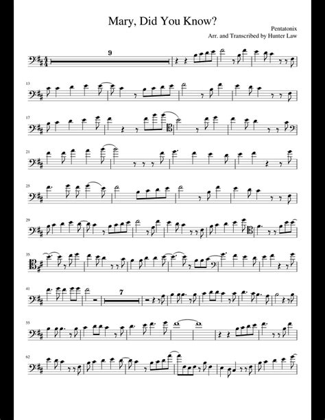 In order to write a review on digital sheet music you must first have purchased the item. Mary, Did You Know? - Pentatonix Cello Cover sheet music for Cello download free in PDF or MIDI
