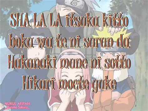 Sep 27, 2018 · lagu india atau bollywood mempunyai ciri khas tersendiri, lirik dan cengkoknya tidak ada di genre lagu lagu lain. LIRIK LAGU NARUTO: SHALALA - YouTube