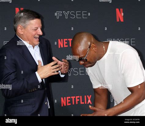 LOS ANGELES MAY Ted Sarandos Dave Chappelle At The Netflix FYSEE Kick Off Event At Raleigh