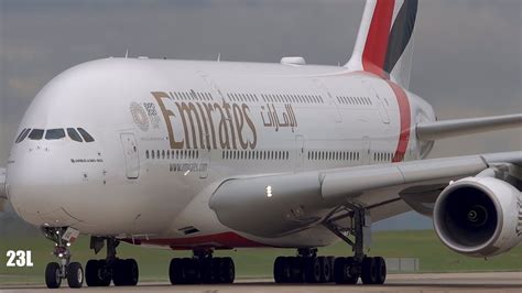 Fantastic Takeoff Emirates Airlines Airbus A380 842 A6 Euq Ek22
