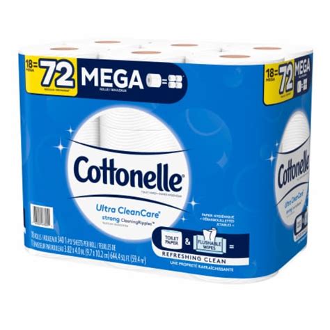 Cottonelle® Ultra Cleancare Mega Roll Bath Tissue 18 Rolls Kroger