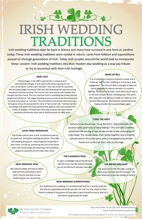 Irish Wedding Traditions Graphics The Ojays And Info