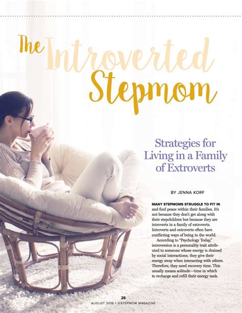 the introverted stepmom stepmom magazine