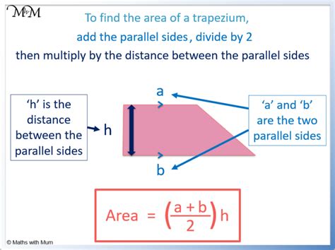 How To Find The Area Of A Trapezium Maths With Mum 2023