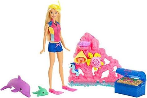 Shop Barbie Dolphin Magic Ocean Treasure Play At Artsy Sister Playset Barbie Dolls Chelsea Doll