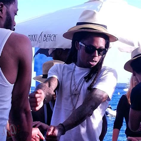 Lil Wayne Gets Turned Up At Nikki Beach In Cannes France Pictures