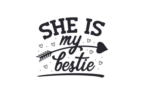 Download She Is My Bestie Svg File Download Svg Cut Files Cricut And Sillhouette