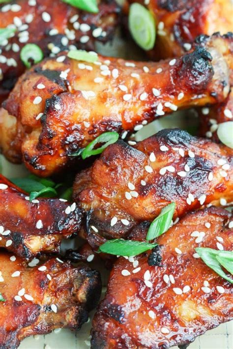 To make the garlic butter sauce, melt butter in the microwave for approximately 30 seconds. Crispy Asian Chicken Wings - What Should I Make For...