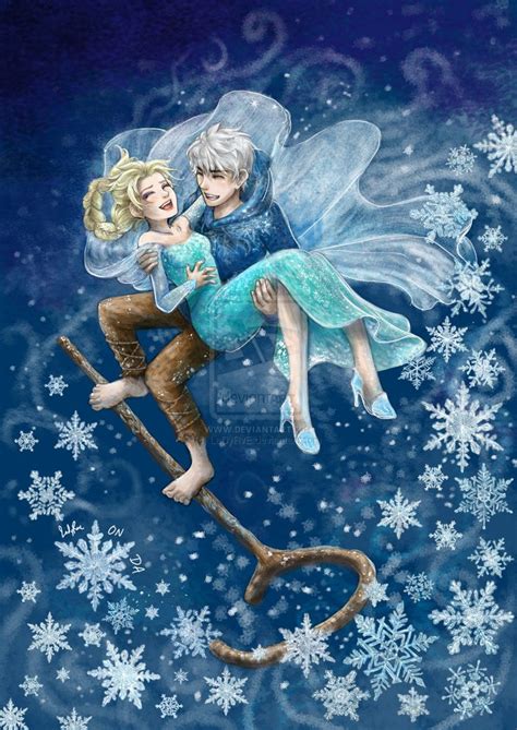 Jelsa ♥ Jack Frost And Elsa Jack Frost Elsa