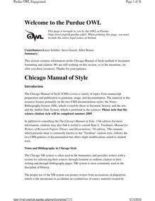 Apa formatting and style guide 2. Welcome to the Purdue OWL - Chicago Manual of Style ...