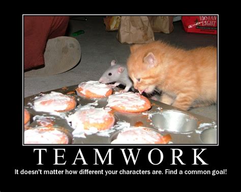 Funny Animal Teamwork Quotes Quotesgram