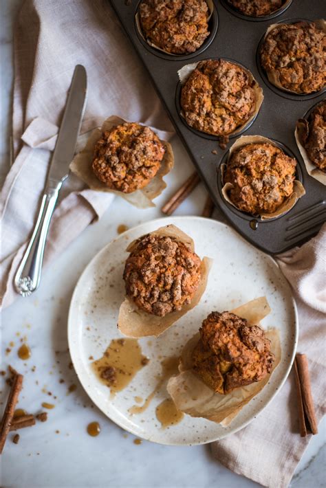 Vegan Pumpkin Muffins With Crumb Dear Kitchen