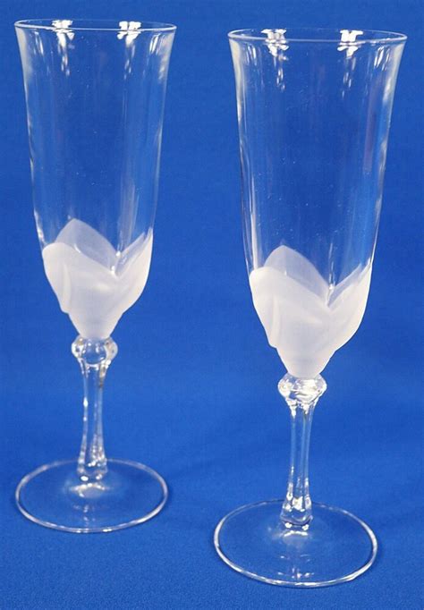 Cristal D Arques Jg Durand Florence 7 3 4 Champagne Flutes Set Of 2 Jgdurand Granada Hills