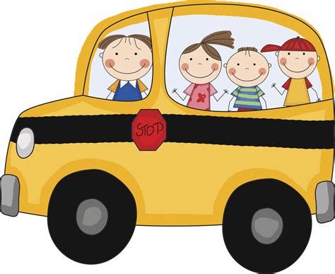 Cute School Bus Clip Art Free Clipart Images 5 Clipartix Images And