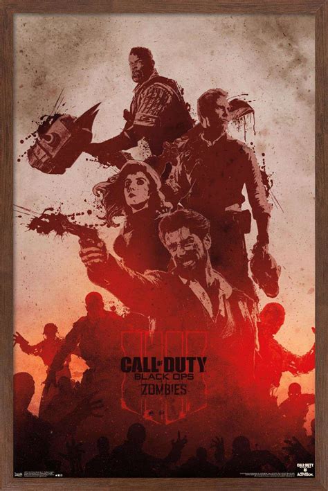 Call Of Duty Black Ops 4 Zombie Graphic 14x22 Poster Ebay