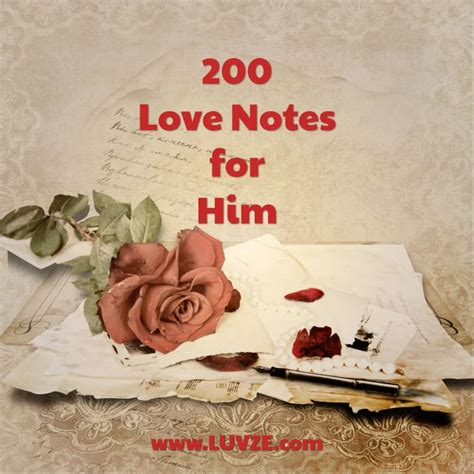 200 romantic love notes words for him from the heart 2022