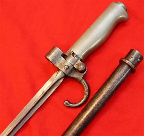 In 1892 with the krag rifle. WW1 1886 LEBEL SWORD BAYONET & SCABBARD CRUCIFORM TYPE FRENCH ARMY - JB Military Antiques