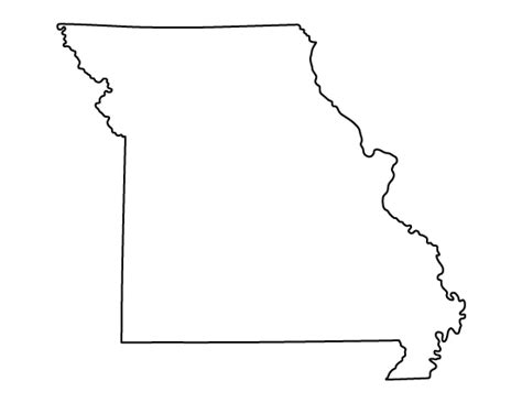 Printable Missouri Template